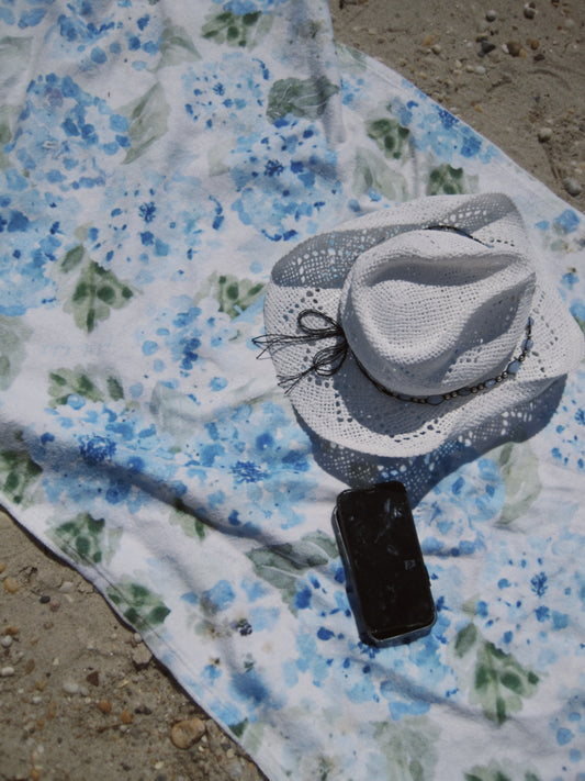 Hydrangea Beach Towel