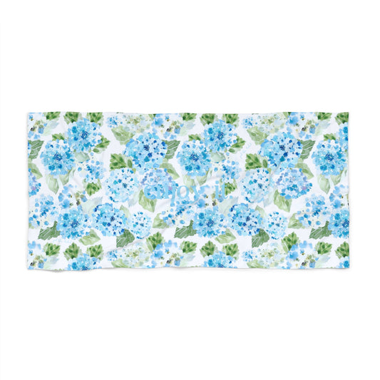 Hydrangea Beach Towel