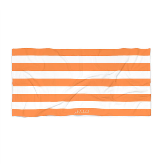 Orange Beach Towel